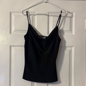 Classic Black Cowl Neck Camisole